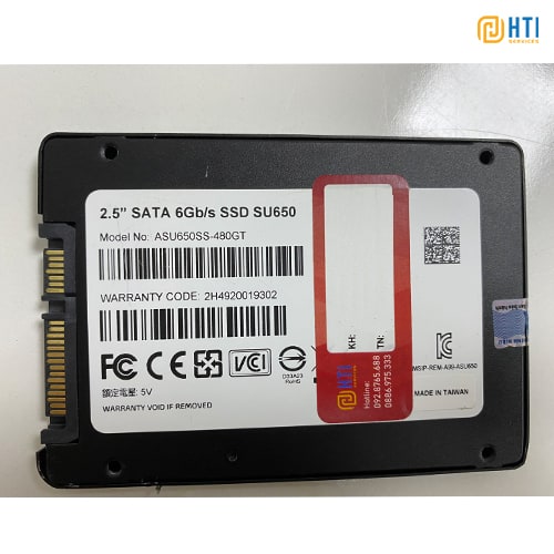 Thông số kỹ thuật của ổ cứng SSD ADATA SU650