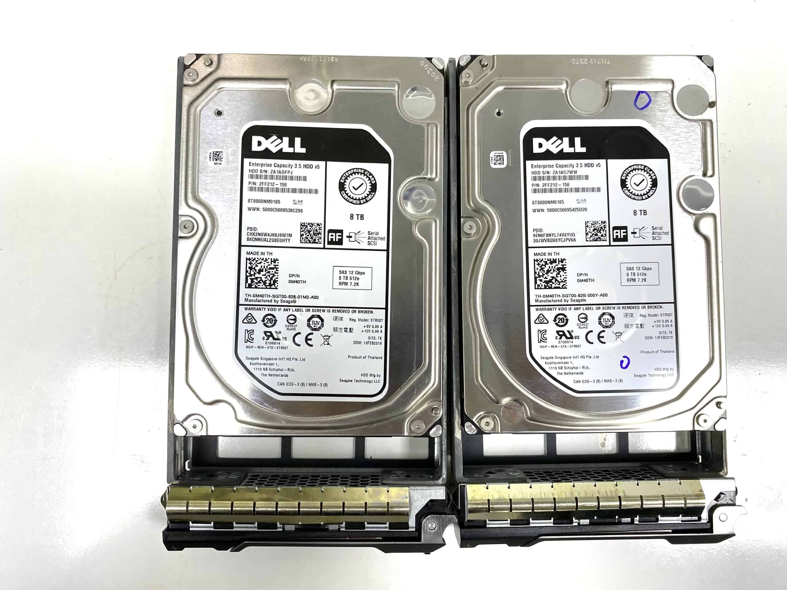 Khôi phục dữ liệu cho ổ cứng SAS Dell Enterprise Capacity 3.5 HDD v5 8TB