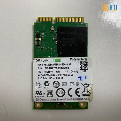 Phục hồi dữ liệu trên ổ cứng SSD M.SATA 128GB