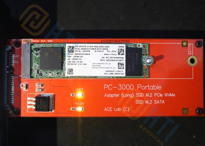 Khôi phục dữ liệu ổ cứng Intel SSDSC SATA 256G