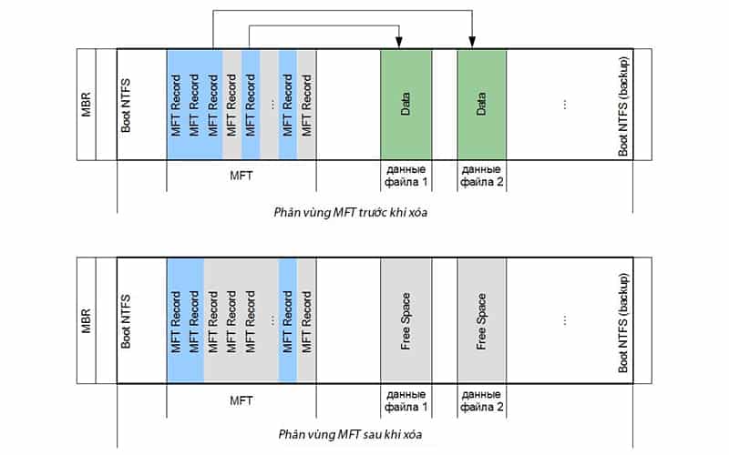 các tệp và bản ghi MFT