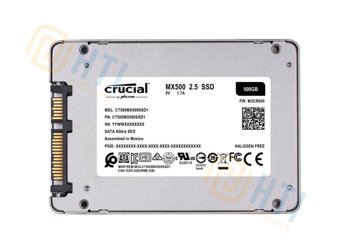 Khôi phục thành công dữ liệu cho ổ cứng SSD Crucial MX500 500GB