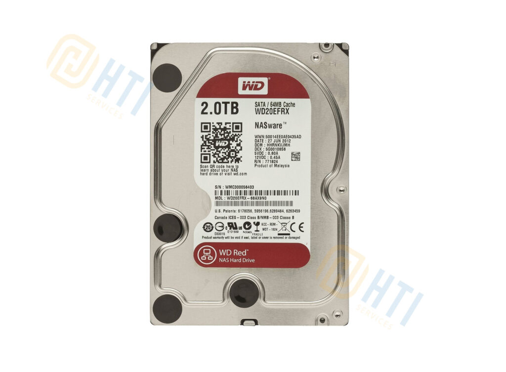 Ổ cứng HDD Western Red 2Tb SATA3 5400rpm