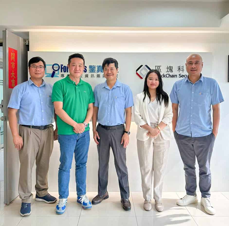 HTI Group thúc đẩy hợp tác chiến lược với công ty iForensics và BlockChain Security tại Đài Loan 