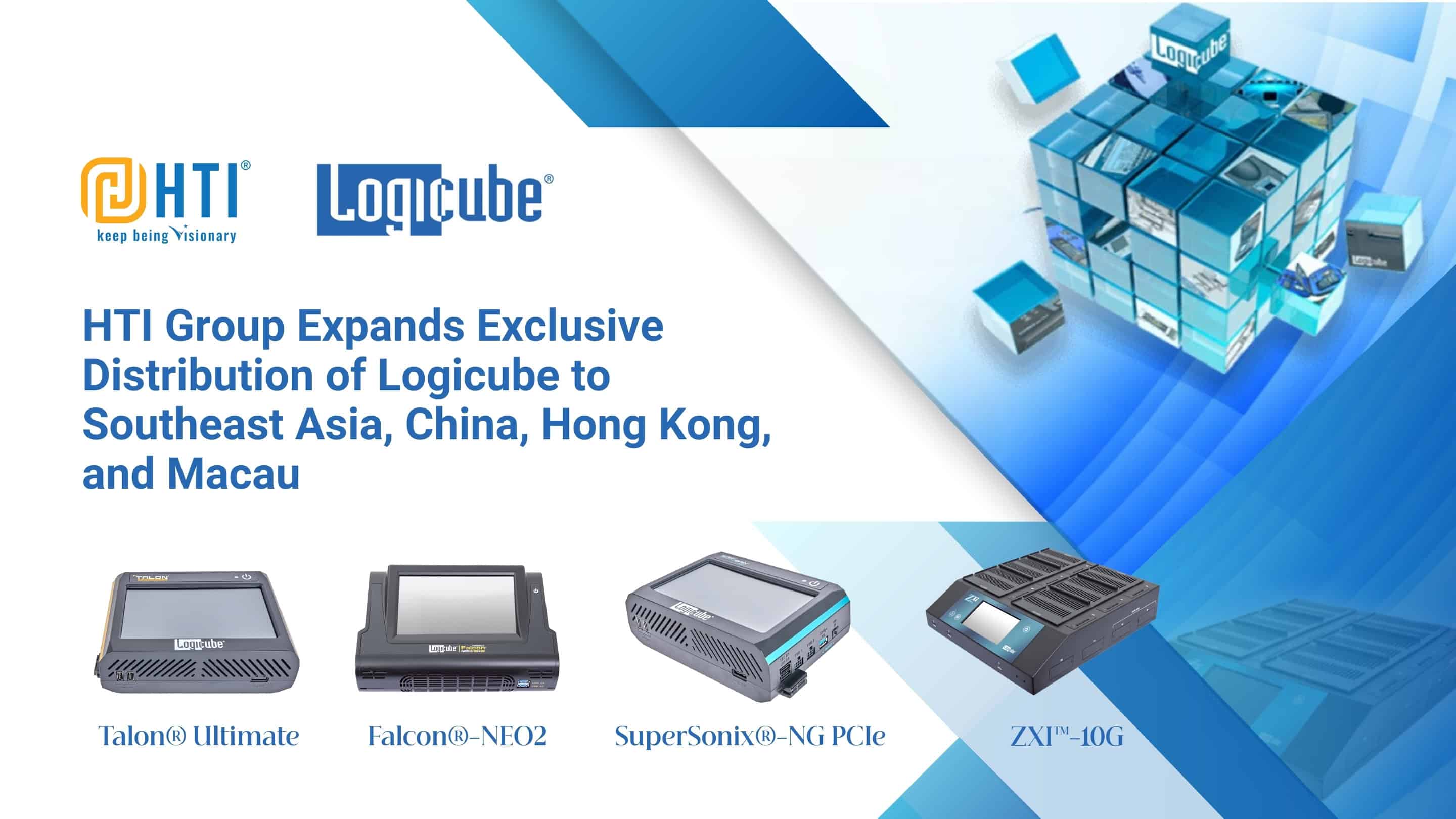 HTI Group Expands Exclusive Distribution of Logicube to Southeast Asia, China, Hong Kong, and Macau