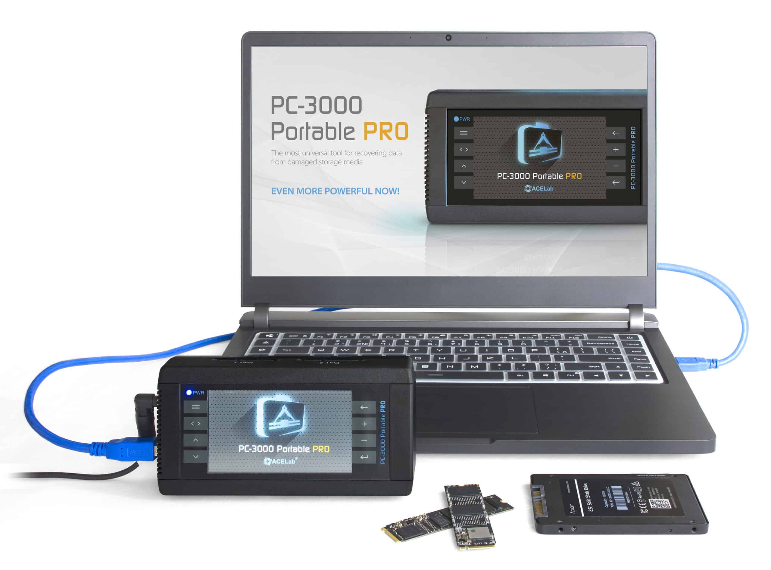 PC-3000 Portable PRO – Hệ thống khôi phục dữ liệu mạnh mẽ nhất