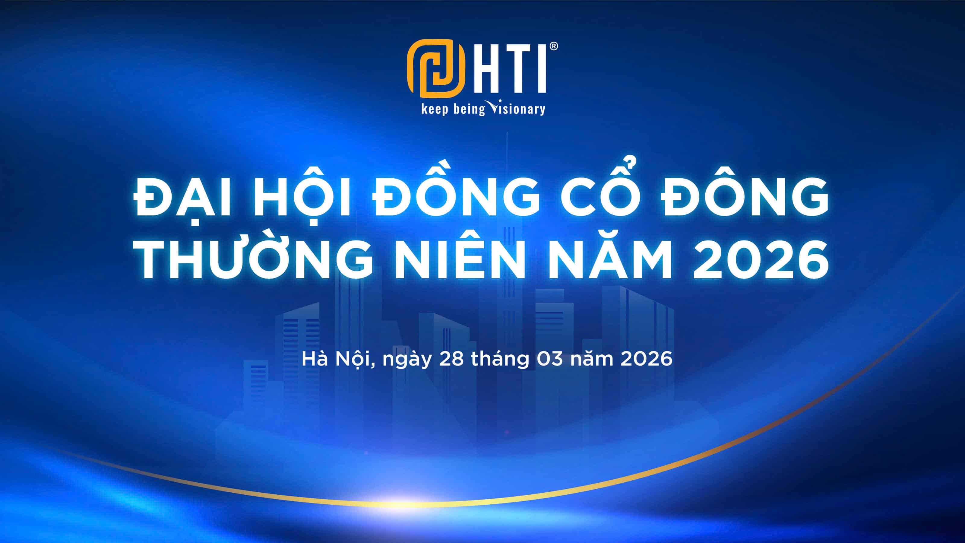 Annual general meeting of shareholders 2026 – HTI Group