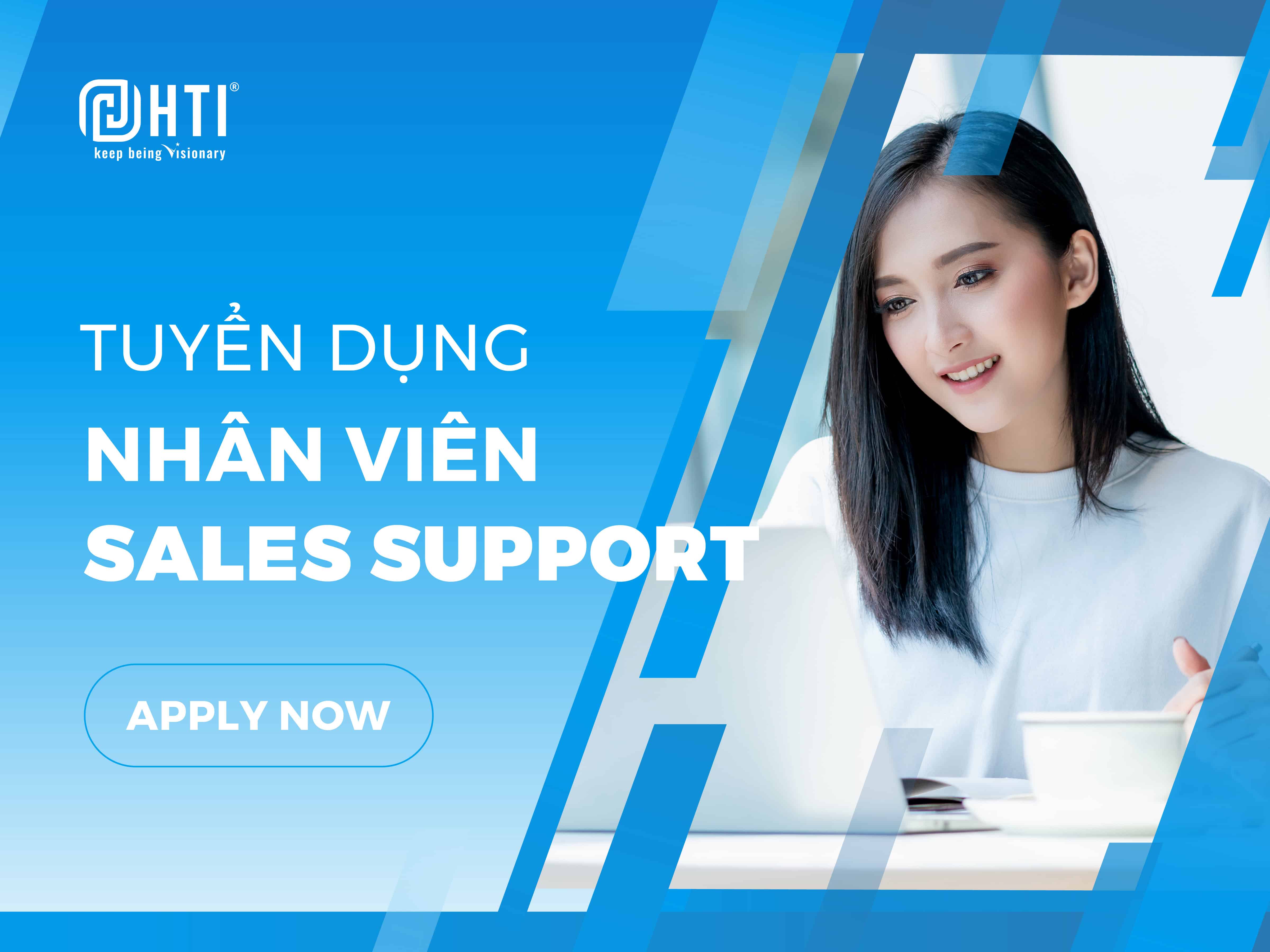 Recruitment: Sales Support Specialist