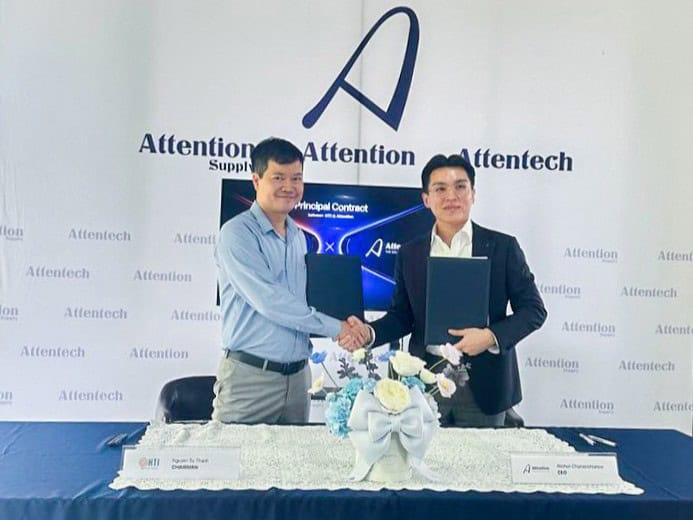 HTI Group signs partnership agreement with Attention in Thailand – Expanding the presence of “Make in Vietnam” technology and products in Southeast Asia